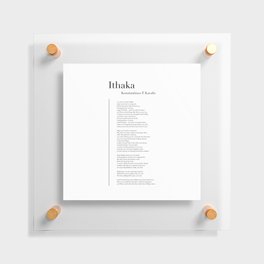 Ithaka by Konstantinos P. Kavafis Floating Acrylic Print