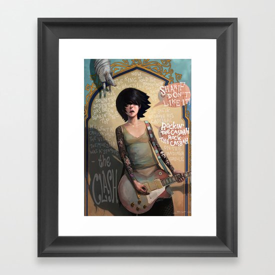 Rock the Casbah Framed Art Print
