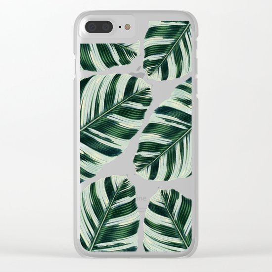 Tropical Foliage #society6 #buyart #decor Clear iPhone Case