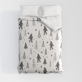 trees + yeti pattern Comforter