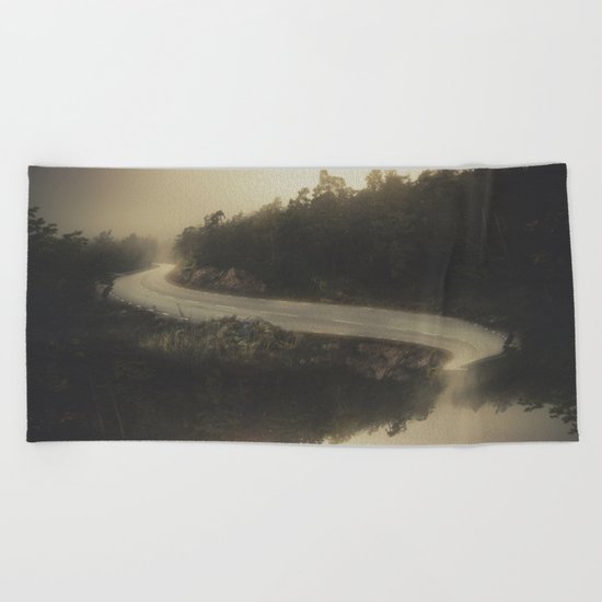 Road of life Beach Towel