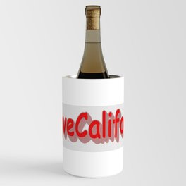 "#iLoveCalifornia " Cute Design. Buy Now Wine Chiller