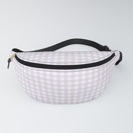 Lilac Gingham Fanny Pack