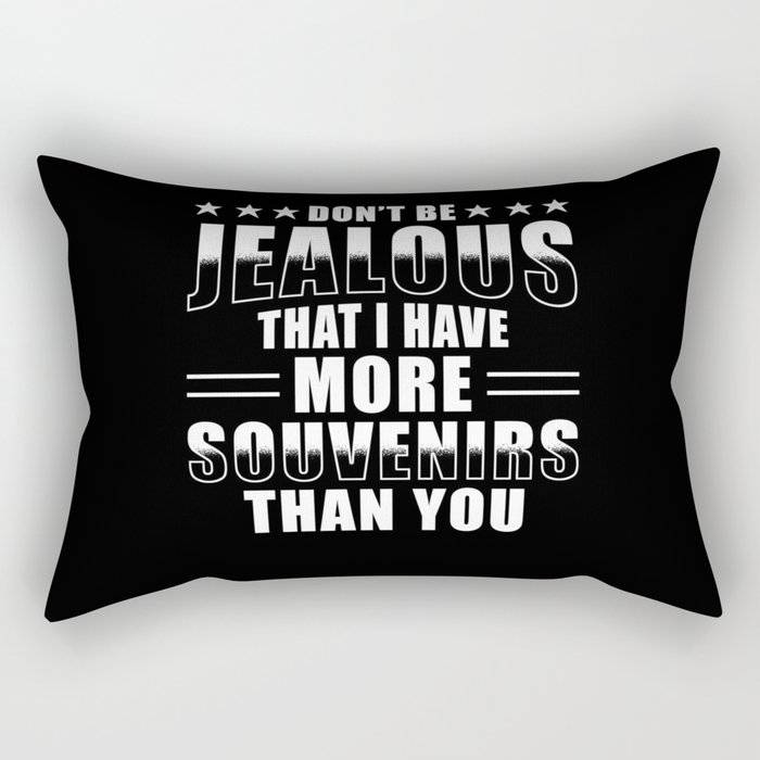 Souvenir Collectors Rectangular Pillow