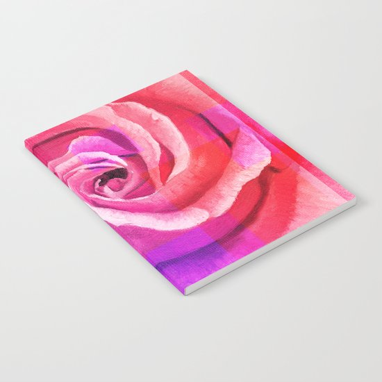 Retouched rose painting Notebook