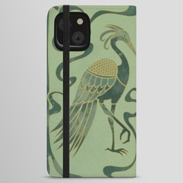 Art Nouveau Crane  iPhone Wallet Case