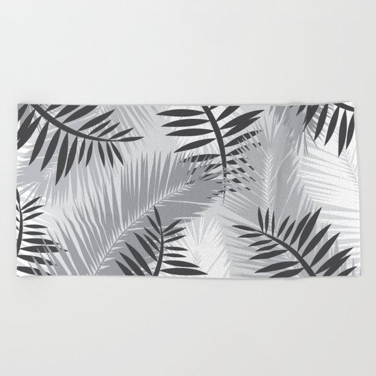 palm tree Beach Towel