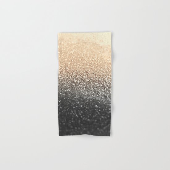 GOLD BLACK Hand & Bath Towel
