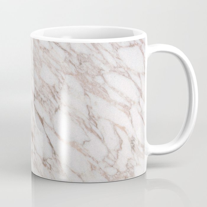 White Marble Carrara Calacatta Coffee Mug