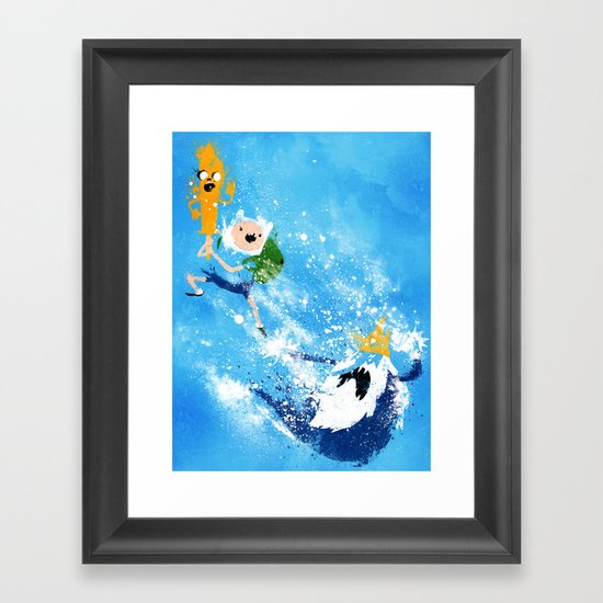 Battle Time!! Framed Art Print