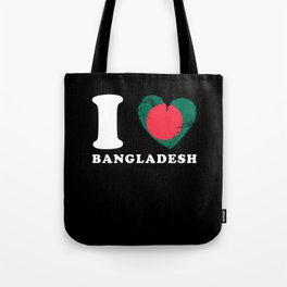 I Love Bangladesh Tote Bag