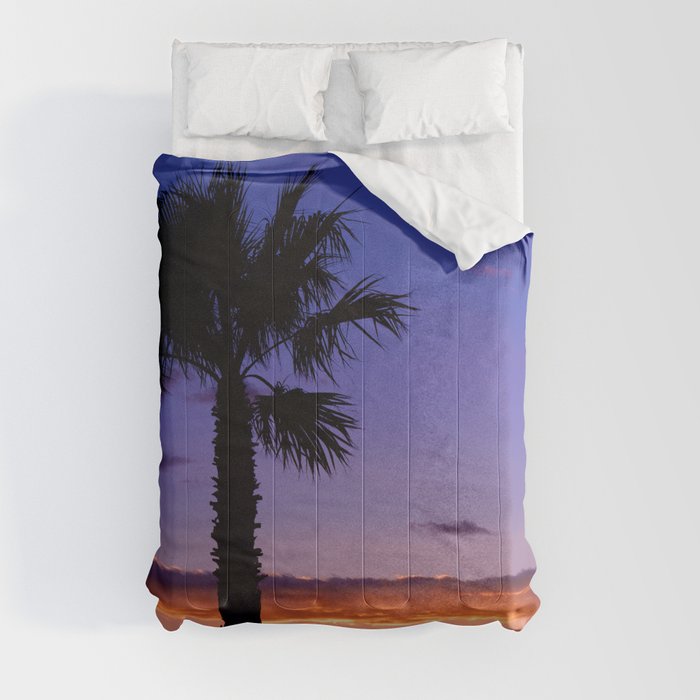 Palm Sunset - V Comforter
