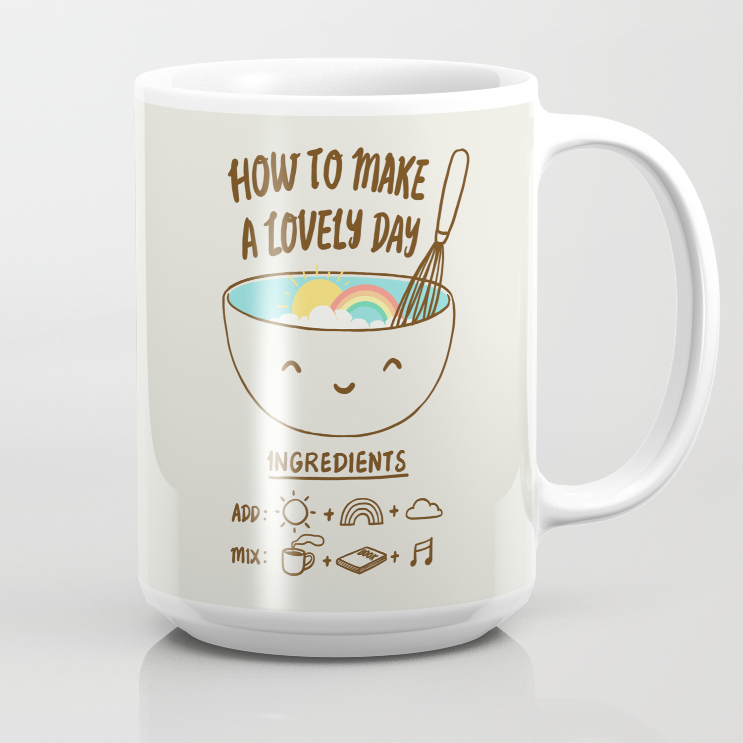 How To Make A Lovely Day Coffee Mug By Ilovedoodle Society6