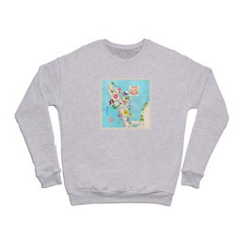 Anna Maria Island Map Crewneck Sweatshirt