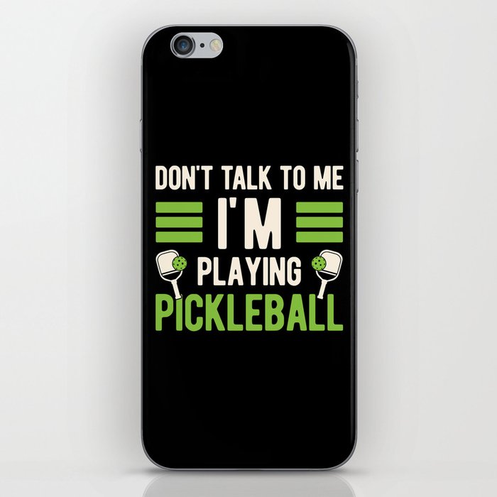 Funny Pickleball Sayings iPhone Skin