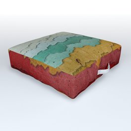 layers of scars Outdoor Floor Cushion