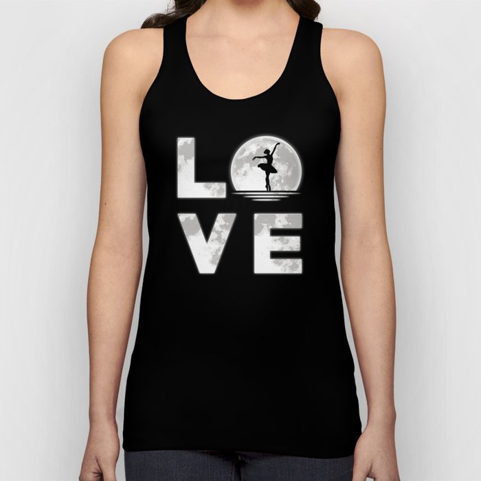 Ballerina Gift Ballet Love Tank Top