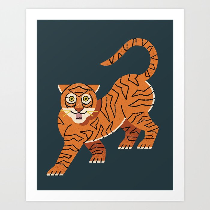 Rawr, Tiger! Art Print