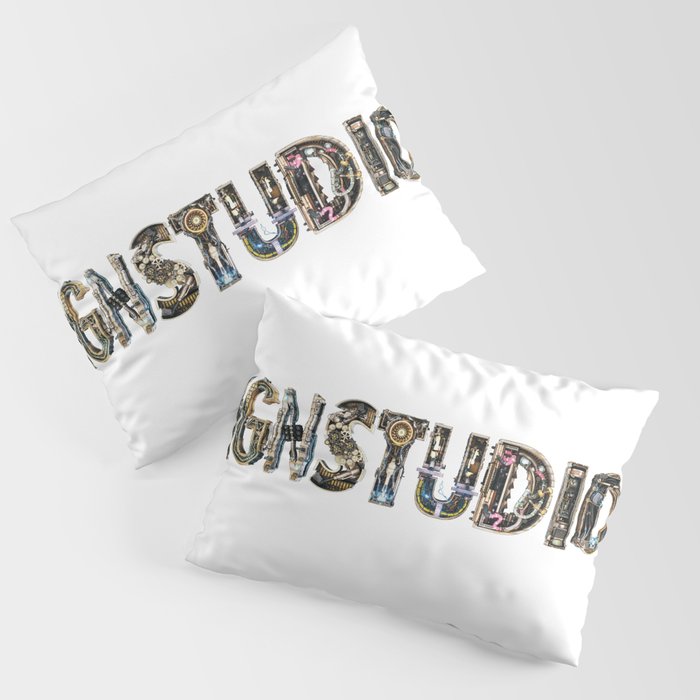 signstudios Logo Steampunk 3D Pillow Sham
