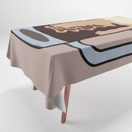 Root Beer Float Tablecloth