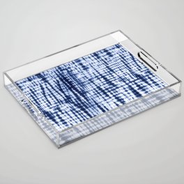 Shibori Tie Dye Pattern Acrylic Tray