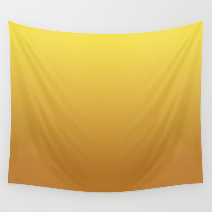 OLD GOLD COLOR. YELLOW TAN OMBRE PATTERN  Wall Tapestry