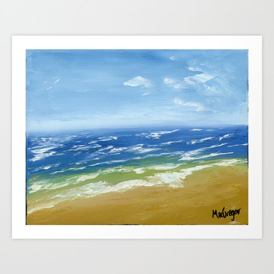 The Beach Art Print
