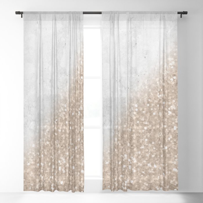 Bronze voile on sale curtains