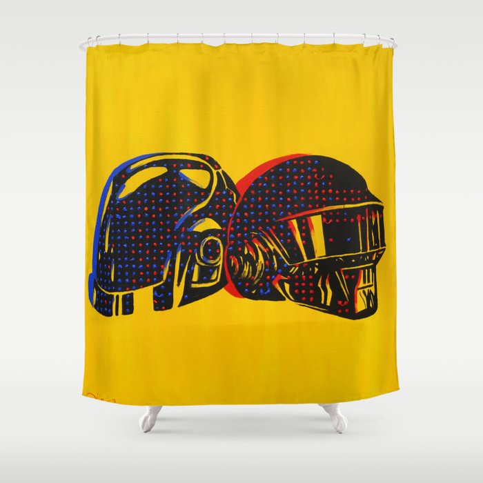 Daft Punk Shower Curtain