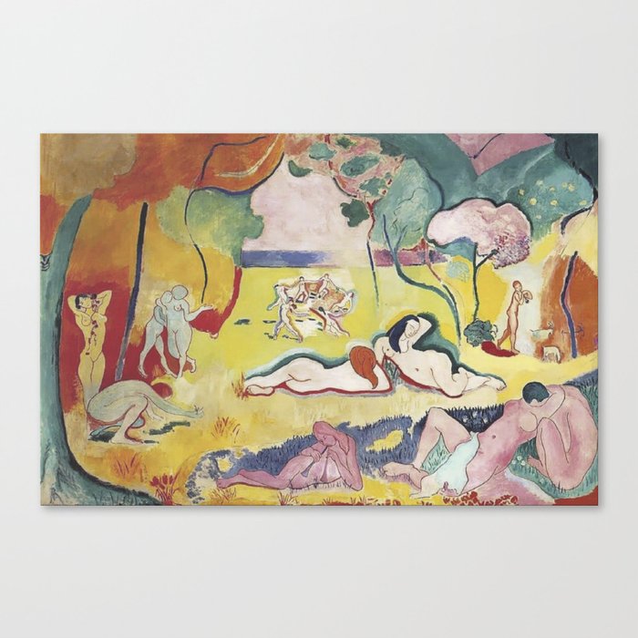 Le Bonheur de Vivre (the Joy of Life) by Henri Matisse Canvas Print