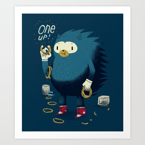 1 up! Art Print