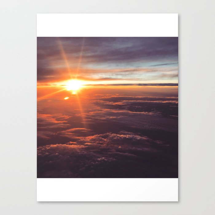 Sunset in the Sky Canvas Print