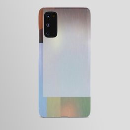 Bold Color Block Landscape By The Sea Android Case