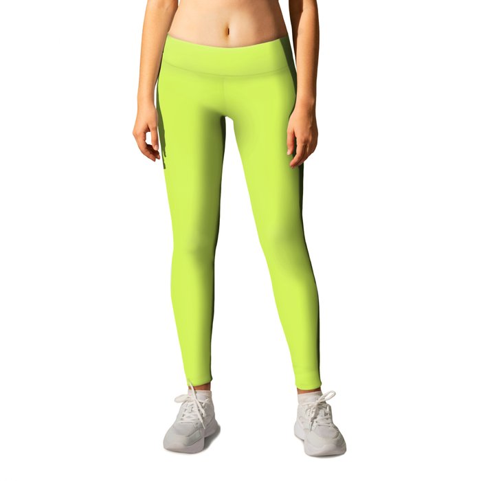 NOW CYBER GREEN COLOR Leggings