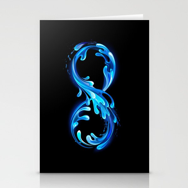 Infinity of Cold Water Stationery Cards