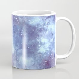 Navy Blue Galaxy Painting Mug