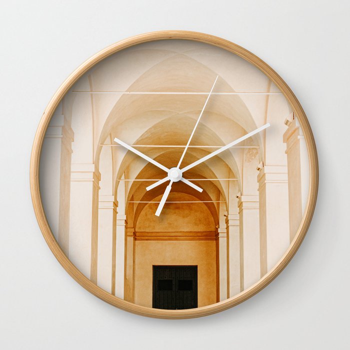 Symmetrical Peach Arches . Sevilla, Spain Wall Clock