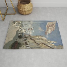 Claude Monet - Hôtel des roches noires Rug
