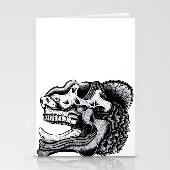 Illustration of a Ghost Stationery Cards