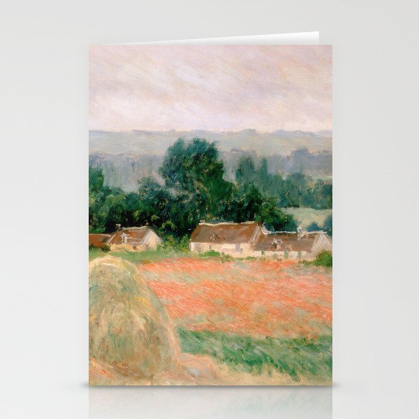 Haystack at Giverny by Claude Monet Stationery Cards