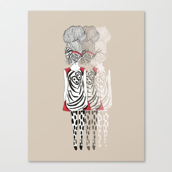 Butterfly Girl Canvas Print
