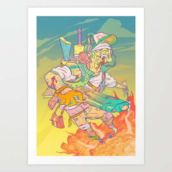 FURY Art Print