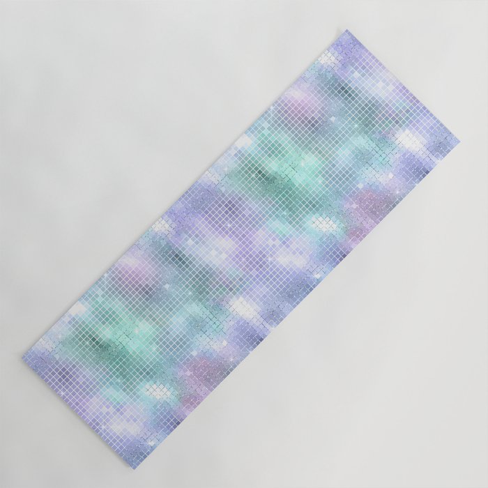 Glam Iridescent Sparkling Pattern Yoga Mat