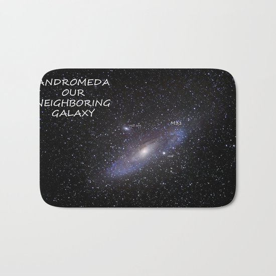Galaxy Andromeda Bath Mat