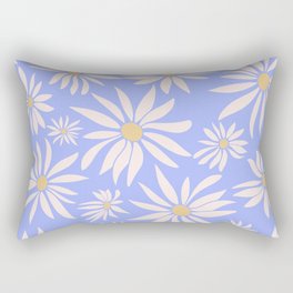 Daisies Lilac Rectangular Pillow