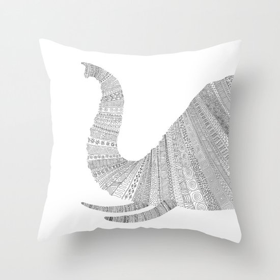 Elephant Throw Pillow