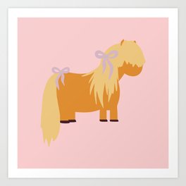 Pony tale Art Print