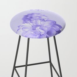 Purple chrysanthemum Bar Stool