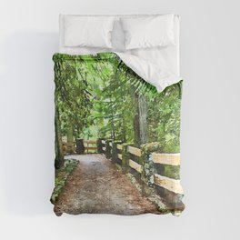 Perfectly Peaceful Path Comforter