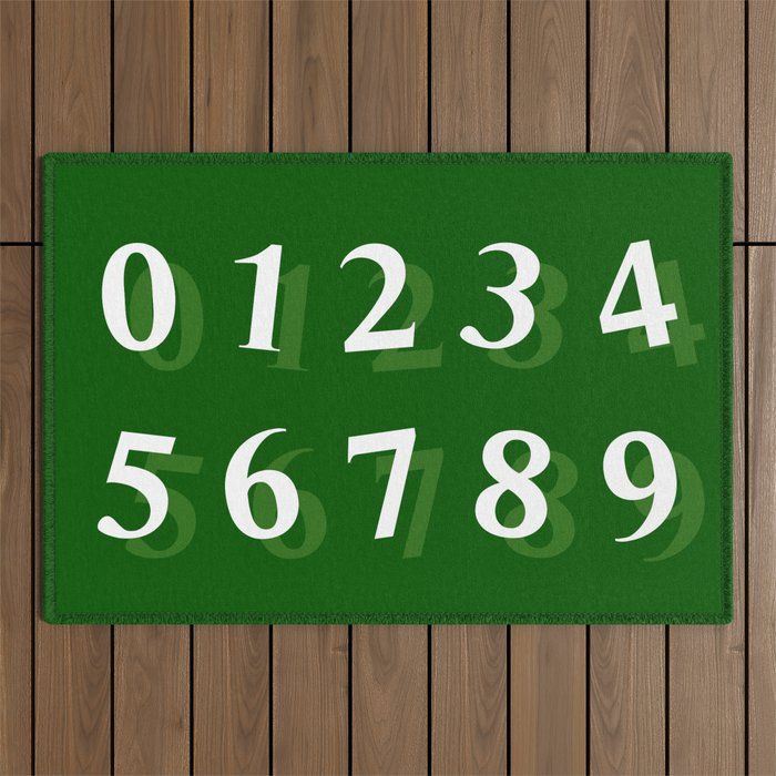 NUMBERS (LEARN) Outdoor Rug
